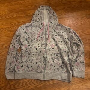 Barbie zip-up hoodie